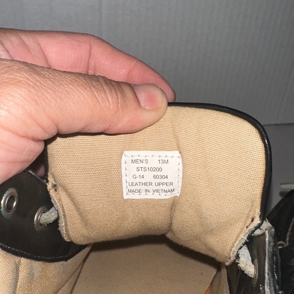 Sperry Black Leather Men's Boots - Picture 8 of 10